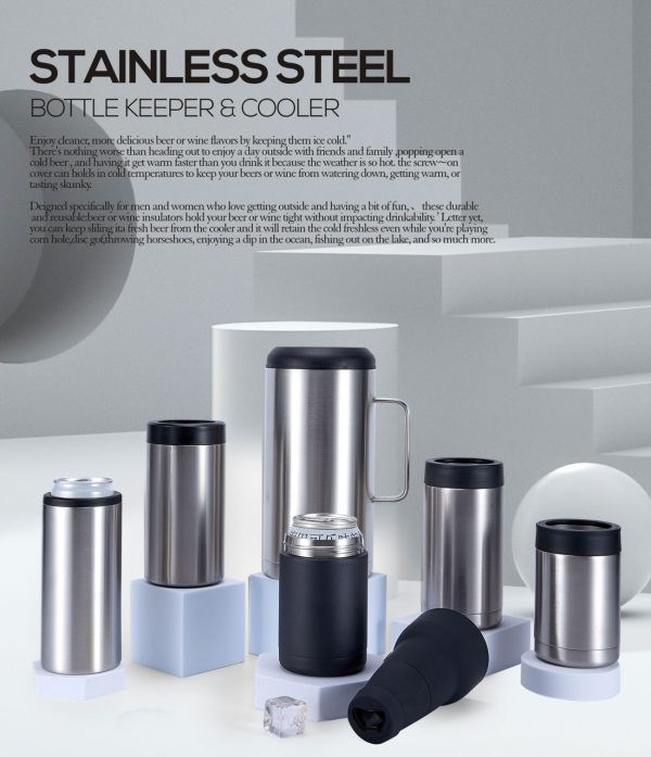 Stainless Steel Bottle Keeper & Cooler