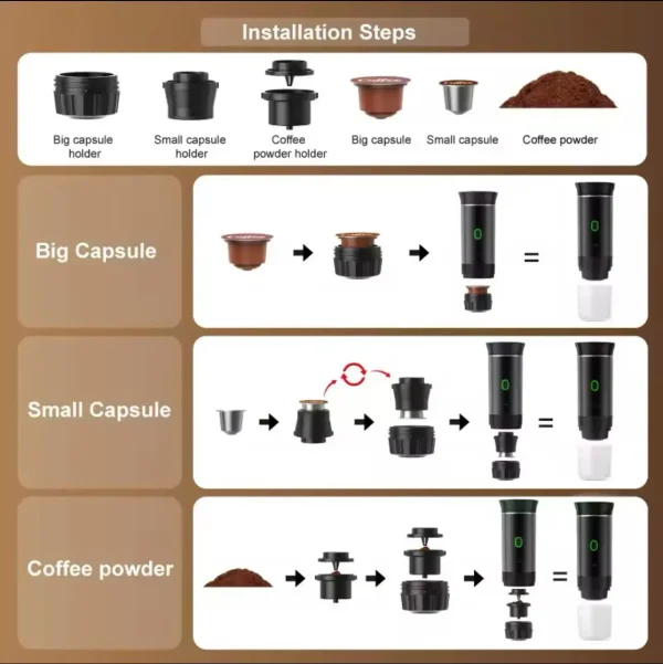 3 in 1 Portable coffee maker - Image 3